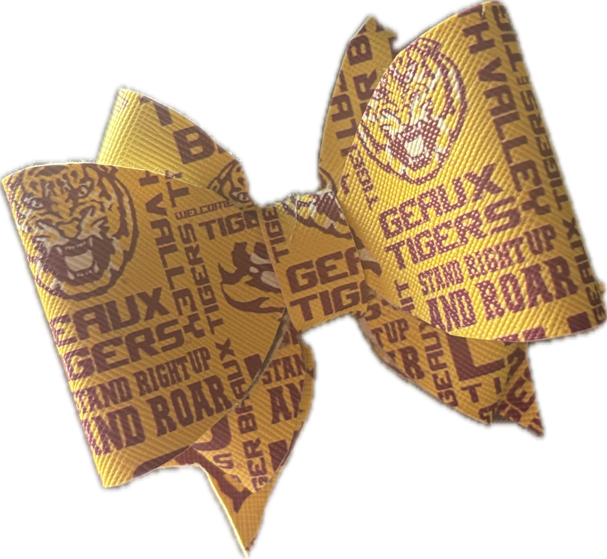 Faux Leather Bows