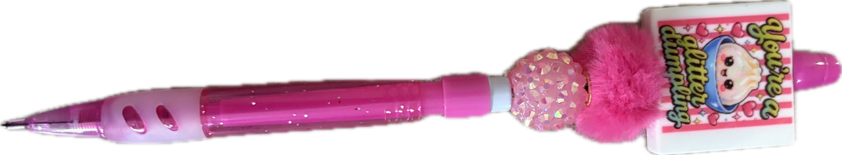 Glitter dumpling mechanical pencil