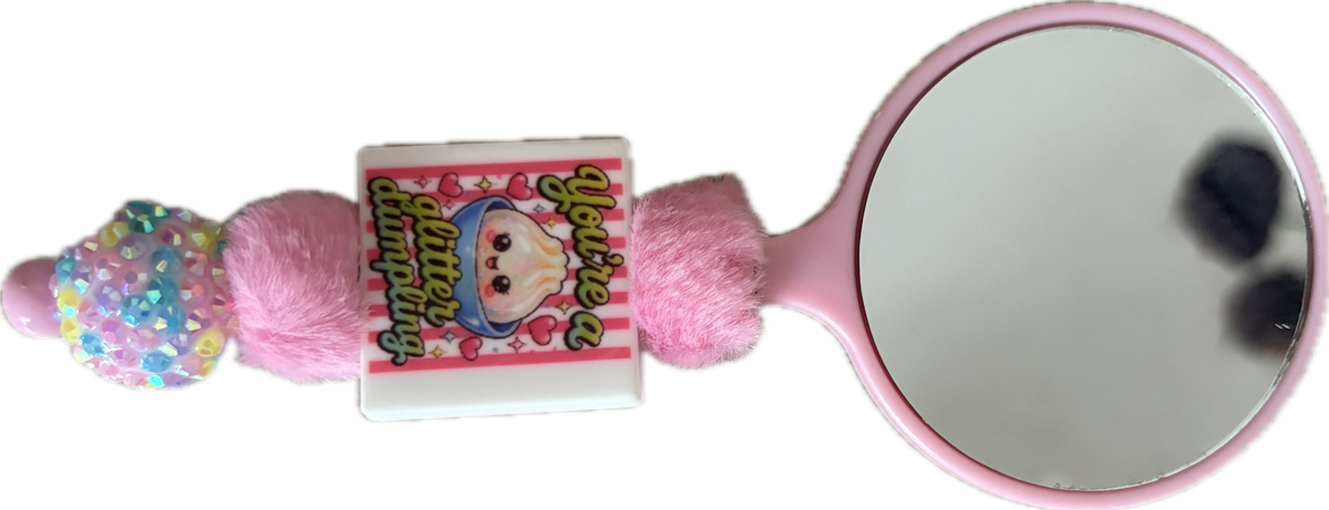 Glitter Dumpling Mirror
