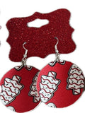 Medium Christmas Tree Cake Earrings